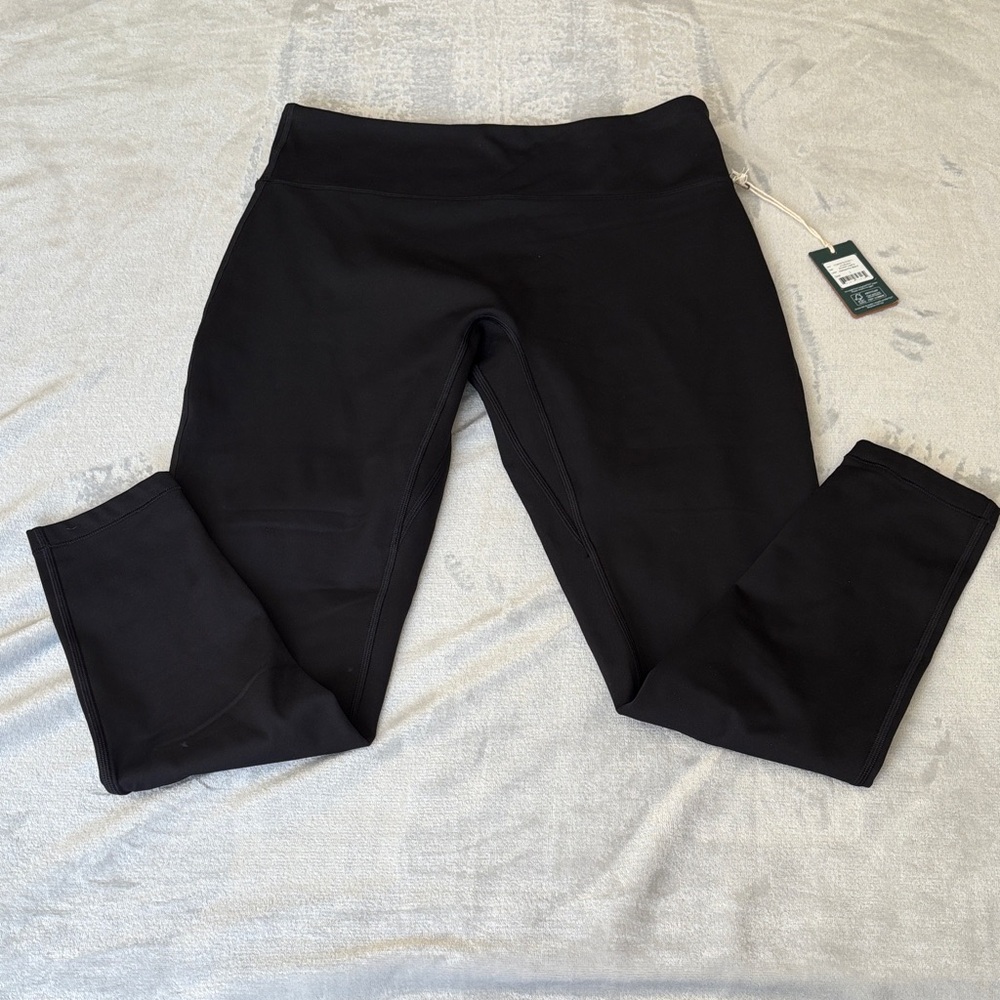 Tentree Women's inMotion Brushed Leggings Meteorite Black Size L NWT